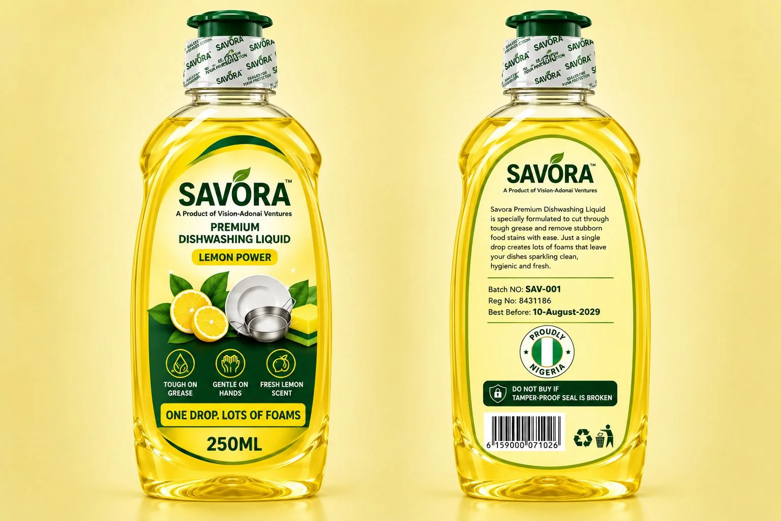 Savora(Lemon Zest) 250ML